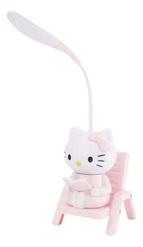 Lampara Hello Kitty Recargable De Escritorio Usb Brillante