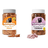 Combo Snacks Para Perro Natuplus Sabor Pollo + Cerdo Premium