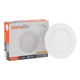 Tecnolite 6ydled430mv30b Lampara Empotrado En Techo Blanco 6w Luz Suave Cálida