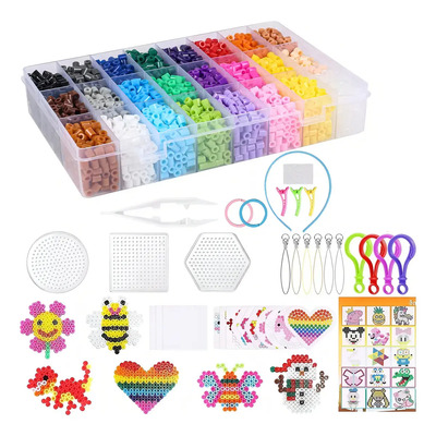 Hama Beads Kits para Hacer Bisutería Tubos de Planchado 4,300 Piezas 24 Colores | MercadoLibre