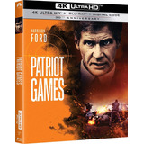 4k Ultra Hd + Blu-ray Patriot Games / Juegos De Patriotas