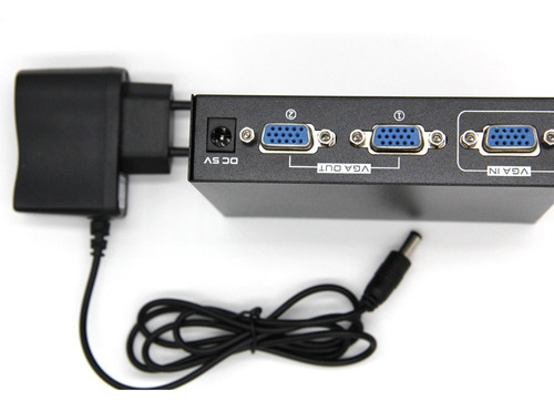 Splitter Vga 1x2 Distribuidor / Divisor De Sinal De Video