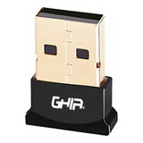 Adaptador Ghia Usb 2.0 V5.0 Compatible V3.0 /2.1 /2.0 /1.1 Color Negro Modelo Ac-10081