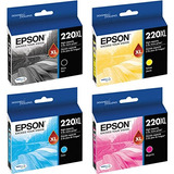 Epson 220xl Negro / Color Combo Pack De 4 T220xl120 (negro),