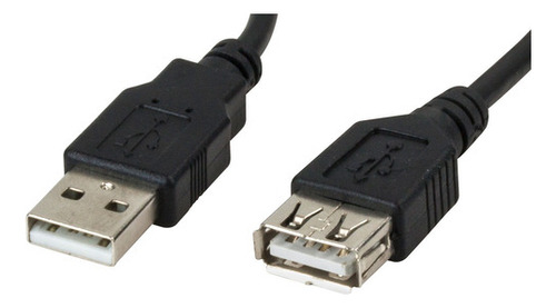 10 Pzas Extension Xtech Xtc-301 Usb Macho A Hembra 1.8mt /vc Color Negro