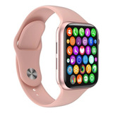 Relógio Digital Smart Watch Rosa Android E Ios