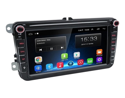 Estereo Android Vw Polo Vento Bora Golf Jetta Mk6 Mas Camara