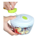 3 Mini Processador Alimentos Triturador Manual 3 Lâminas