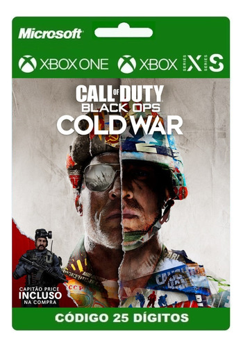 Call Of Duty: Black Ops Cold War Xbox One Código 25 Dígitos