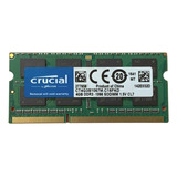 Memoria Crucial 4gb Ddr3 Pc3-8500 1066mhz Ct4g3s1067m.c16fkd