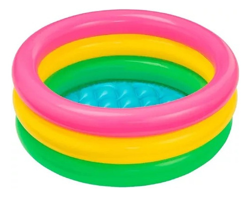 Piscinas Inflables Para Niños Piscina Pequeña 3 Aros 90cm24 