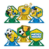 Decoração De Mesa Festa Mickey Futebol 6 Uni Regina Festas