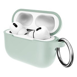 AirPods Pro 2nd Case, Protective Skin Cover With Keycha...