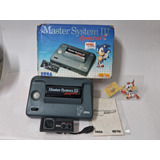 Master System Compact Na Caixa Com Manual Único Dono 