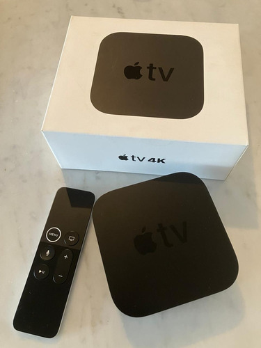 Apple Tv 4k Na Caixa Original Com Controle E Cabos 