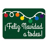 Tapete Decorativo Navideño Orgullo Lgtb De 70x50 Cm