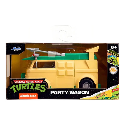Tortugas Ninja Party Wagon 1:32 Jada Colección Color Crema Con Verde | MercadoLibre