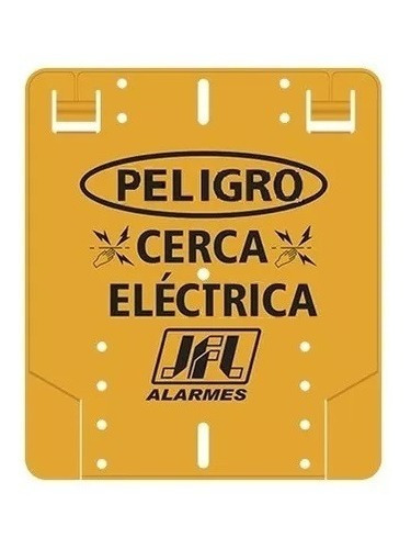 Kit Letreros De Advertencia Cerco Eléctrico 10 Unidades Jfl