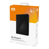 Kit Disco Duro Externo Wd My Passport 4tb+funda Transporte