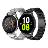 * 2 Correas De Acero Para Samsung Galaxy Watch 5 Pro 4