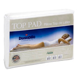 Pillow Top De Látex Casal Com Capa Bambu 188 X 138 X 3 Cm Top Pad Dunlopillo