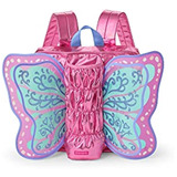American Girl Welliewishers Pink Flutter Wings Porta Muñecas