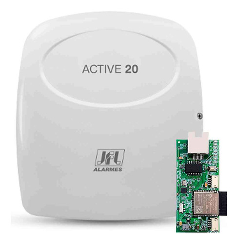 Kit Central Alarme Active 20 Amt Com Me-05 Wi-fi E Bluetooth