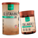 Combo Collagen Tipo 2 60 Cápsulas + Glutamine 100% Isolada