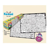 Kawaii Super Laminas Para Pintar + Lapices Uniesco 5517