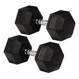 Pesas Mancuernas Hexagonales 25kg Setx2 Sportfitness 