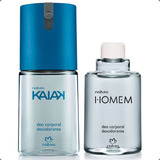 Kit Deo Corporal Natura Kaiak Masculino + Refil Homem 100ml