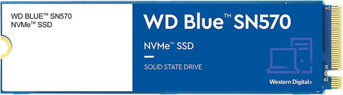 Ssd 1tb Wd Blue Sn570 Nvme Gen3 X4 Pcie 8gb/s, M.2 2280