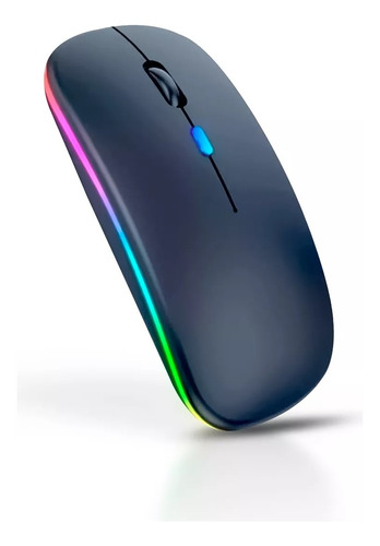Mouse Sem Fio Bluetooth Recarregável Ergonômico Slim