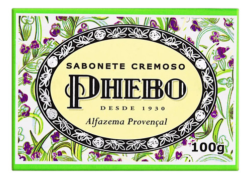Sabonete Barra Phebo Alfazema Provençal 100g