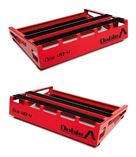 Pedalboard Doble A Eco 40-4 Organizador De Pedales Guitarra 