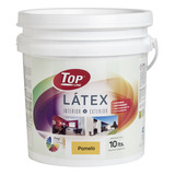 Pintura Topline Colores Latex Lavable Interior Exterior 10 Litros Color Pomelo