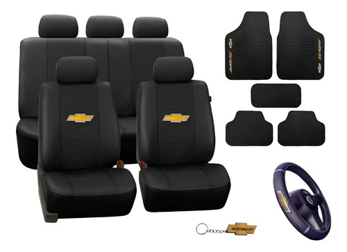 Jogo Capa Banco Carro Couro + Brinde Chevrolet S10