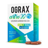 Suplemento Avert Ograx Artro 20 Para Cães - C/ 30 Cápsulas