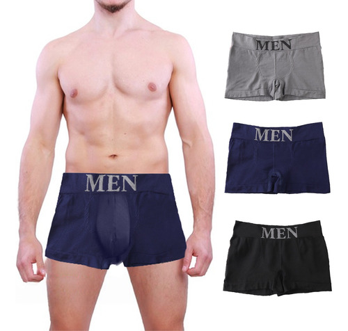 Boxer Interior Caballero Microfibra Mayoreo Hombre 6 Piezas 