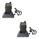 Kit 2 Radinho Comunicador Baofeng Uv5r Novo Dual Band Oferta