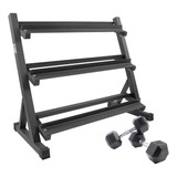 Rack Para Mancuernas Pares De Pesas Profesional Yim Sports