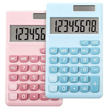 Calculadoras Estándar Básicas De 2 Piezas Mini Calculadora D