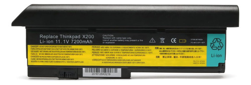 Uorolbmy X200 Batería Del Ordenador Portátil Para Lenovo Se