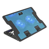 Cooler Base Para Notebook 2usb Angulo Ajustable Frank 638(a)