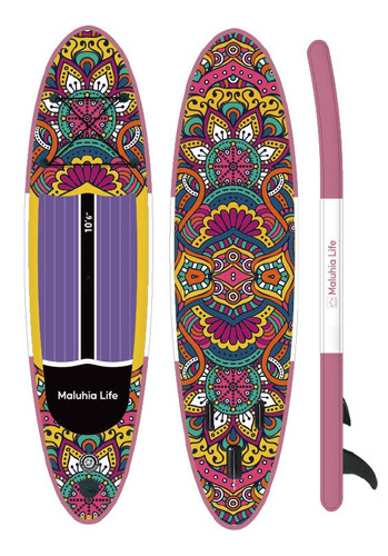 Tabla De Sup  Maluhia Life Akala Color Fucsia De 320  De Largo  X 76  De Ancho