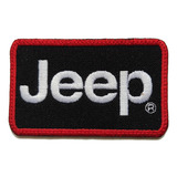 Parche Bordado Jeep, Emblema Jeep, Logo Jeep Bordado