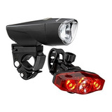 Luz Delantera Y Trasera Bicicleta Kryptonite Comet F500 Fren