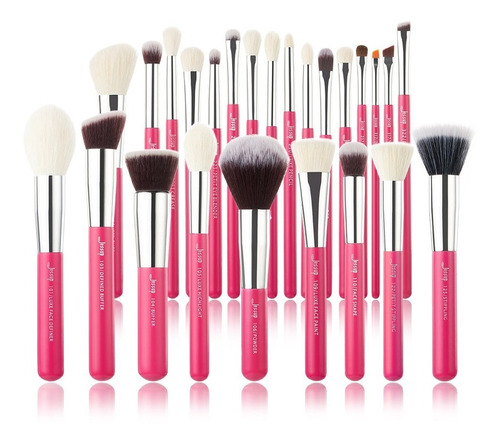 Jessup 25pcs Brochas Brushes Set - Pink T195