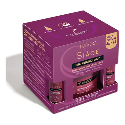 Siàge Pro Cronology Kit Cronograma Capilar Acelerado | Parcelamento sem juros