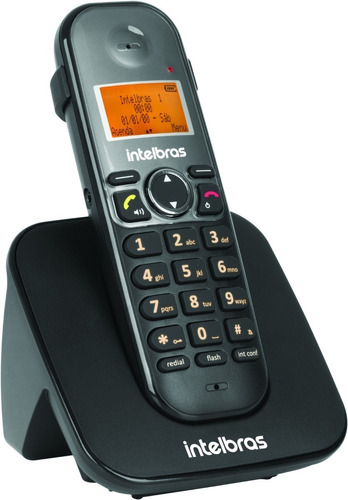 Telefone Sem Fio Intelbras Display Viva Voz Ts5120 Preto 6.0